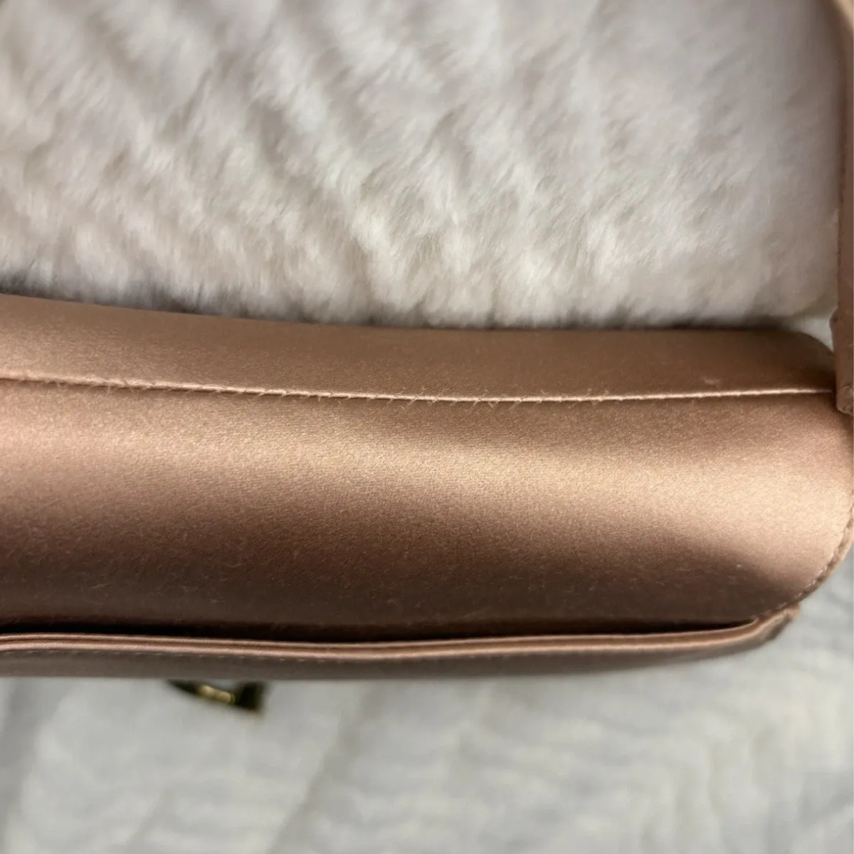 Dior – Mini Saddle Bag in Blush Satin
