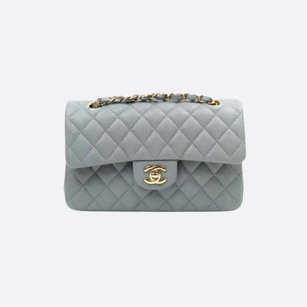 Chanel Classic Flap Bag – Ice Grey