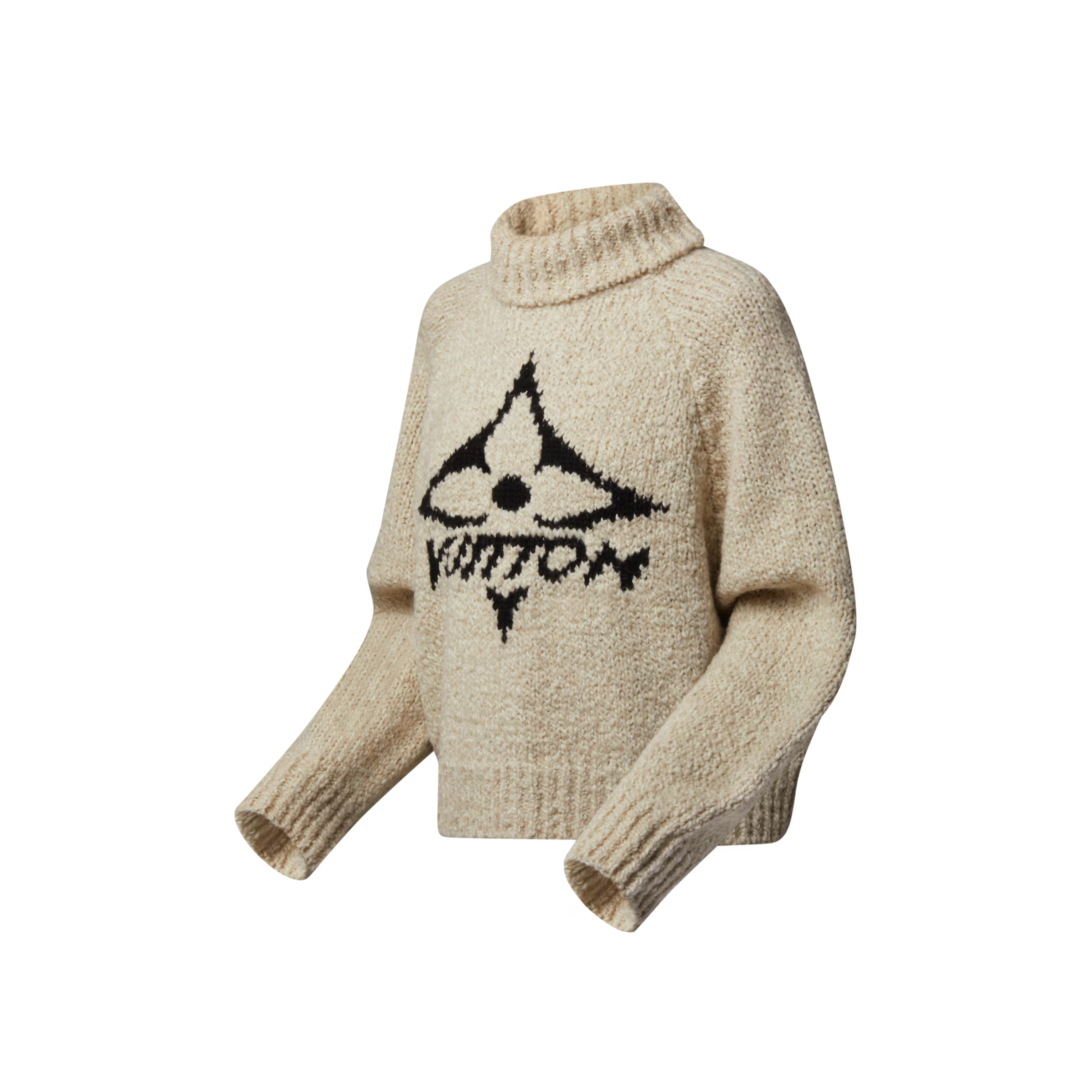 LV Ski-Strickpullover mit Rollkragen