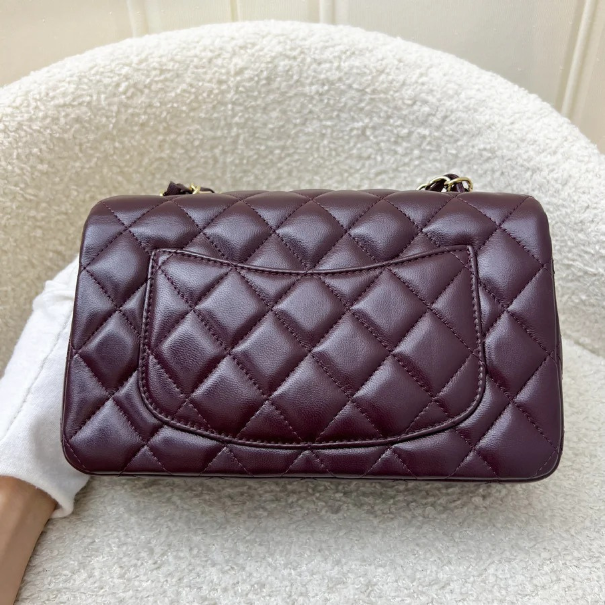 Chanel Mini Single Flap Bag – Wine