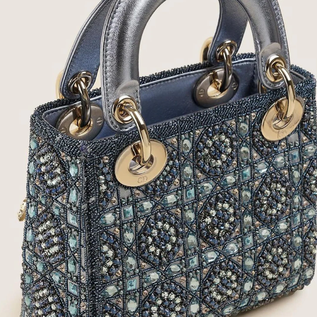 Dior – Lady Dior Mini Pearls bag