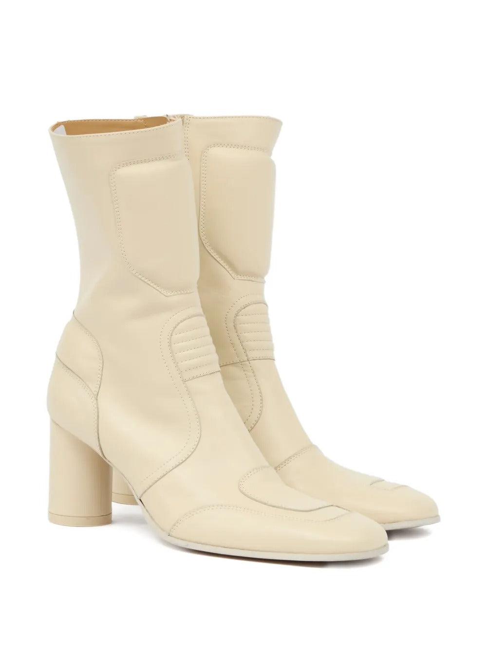 MM6 Maison Margiela Ankle Boots mit 90-mm-Blockabsatz