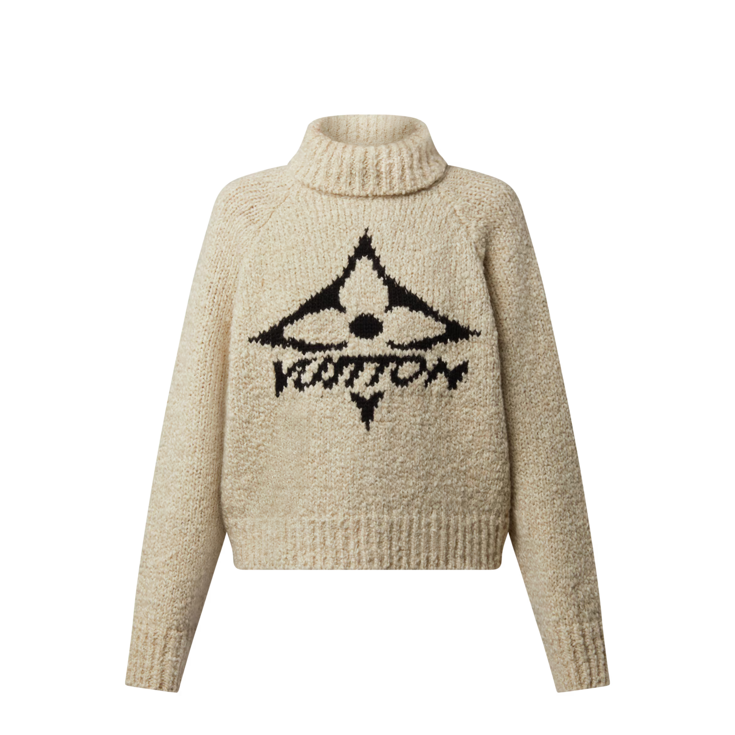 LV Ski-Strickpullover mit Rollkragen
